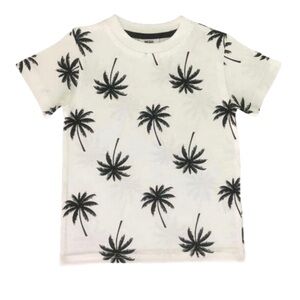 Mish Black and White Palm Tree T-Shirt Baby Boys 24 months NWOT